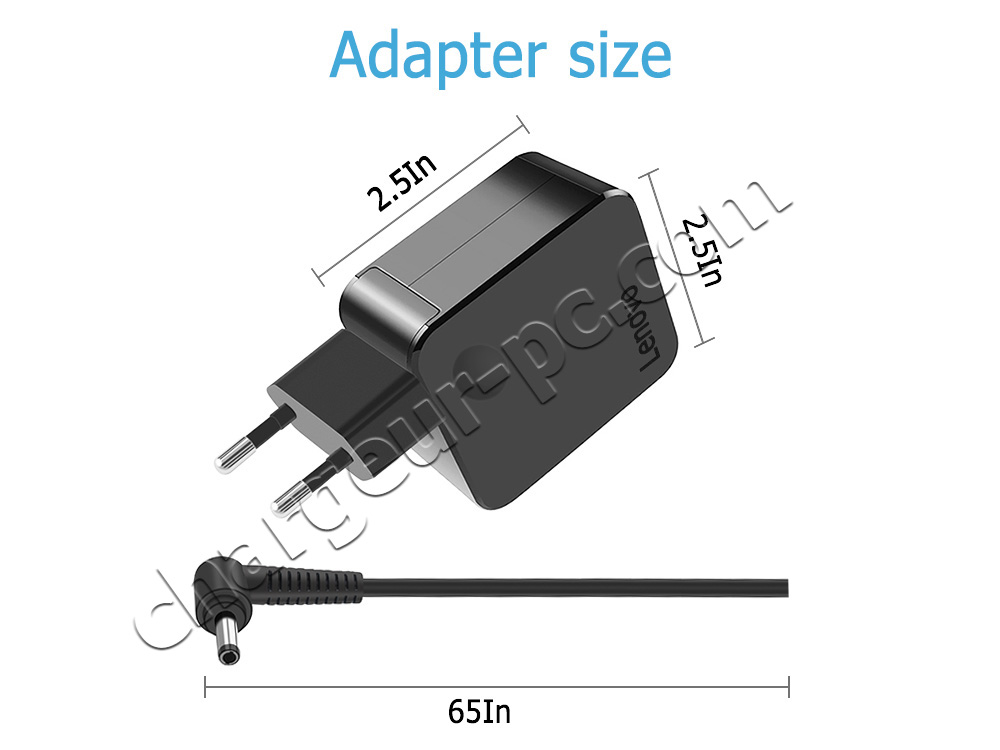 thumbnail interactive-video image 1 of LYT AC Adapter Charger For Lenovo Ideapad 110s-11ibr – 5A10H43620 / ADP-45DW A 1 of 5
