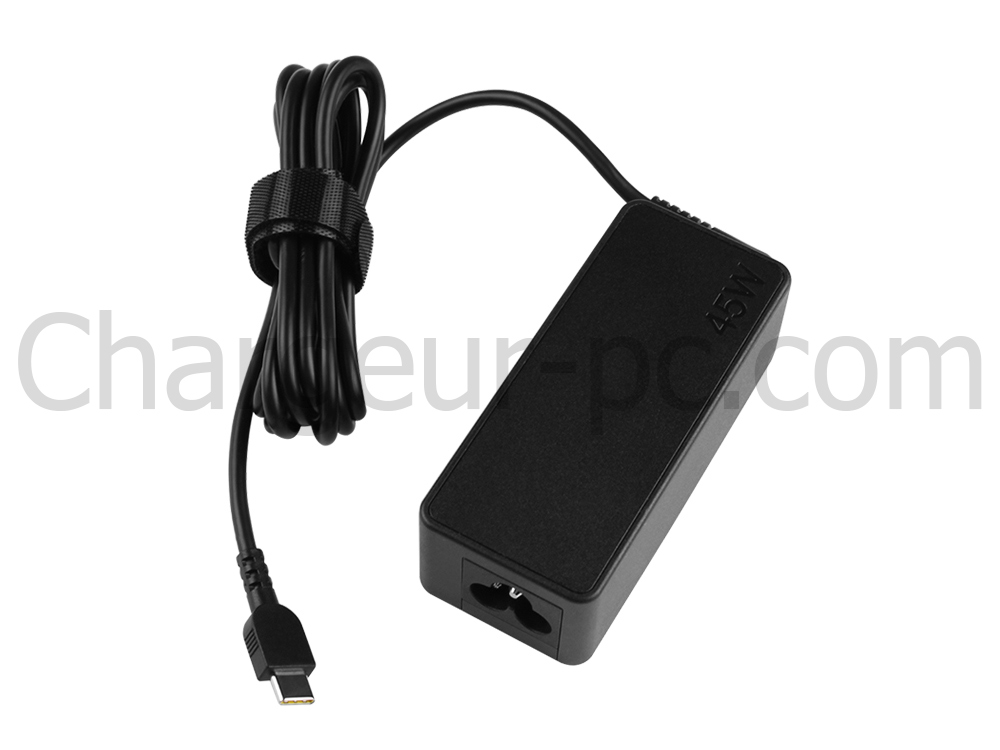45W USB-C Lenovo ThinkPad T495 20NJ0010EU Adaptateur Chargeur