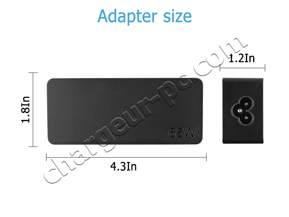 Chargeur Original Lenovo ThinkPad T480 20L6 65W USB-C