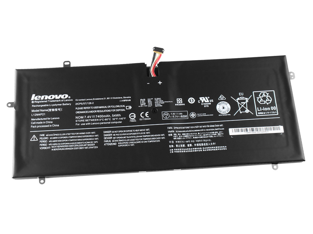 54Wh Batterie Original pour Lenovo 121500156 L12M4P21