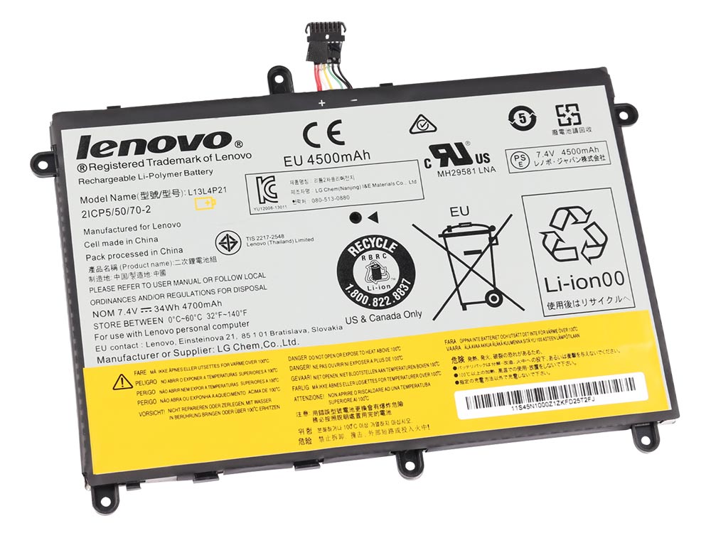 34Wh Batterie Original pour Lenovo Yoga 2 11 59422670 59424706