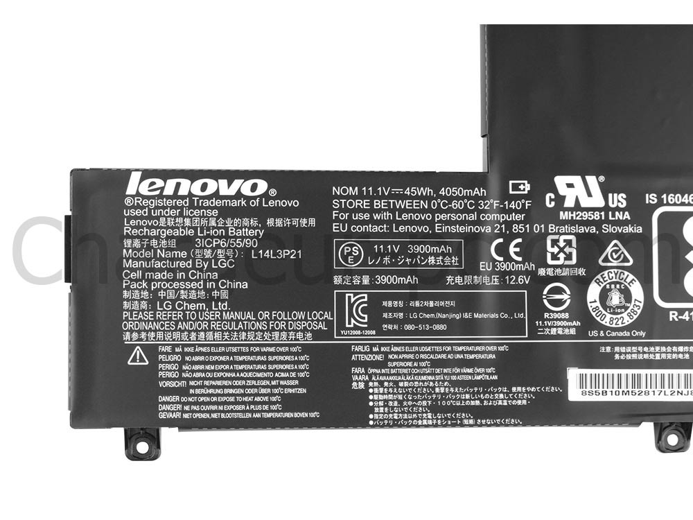 45Whr Original Batterie pour Lenovo Ideapad 500 14 15 500-14ACZ 500-15ACL