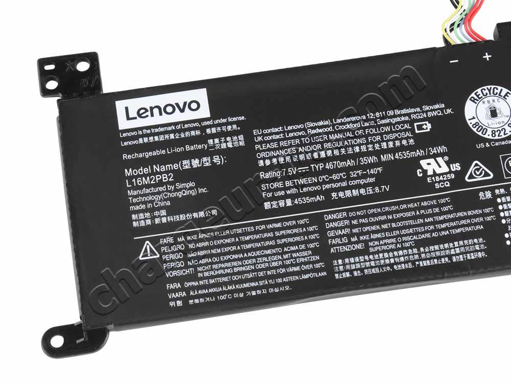 Original 4610mAh 35Wh Lenovo IdeaPad S145-15AST 81N3001AFR Batterie