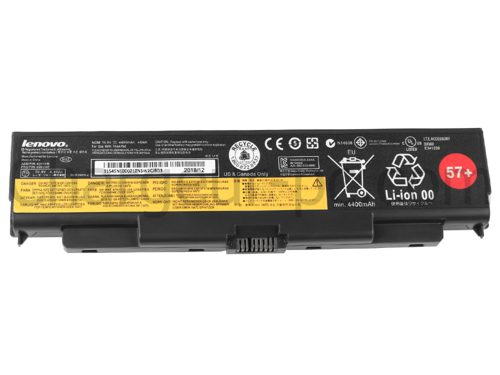 5200mAh Batterie pour Lenovo ThinkPad T540P 20BE T540P 20BF