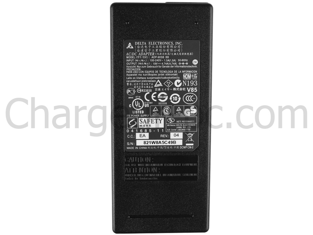 90W AC Adaptateur Chargeur pour MSI GE40 2OC Dragon Eyes