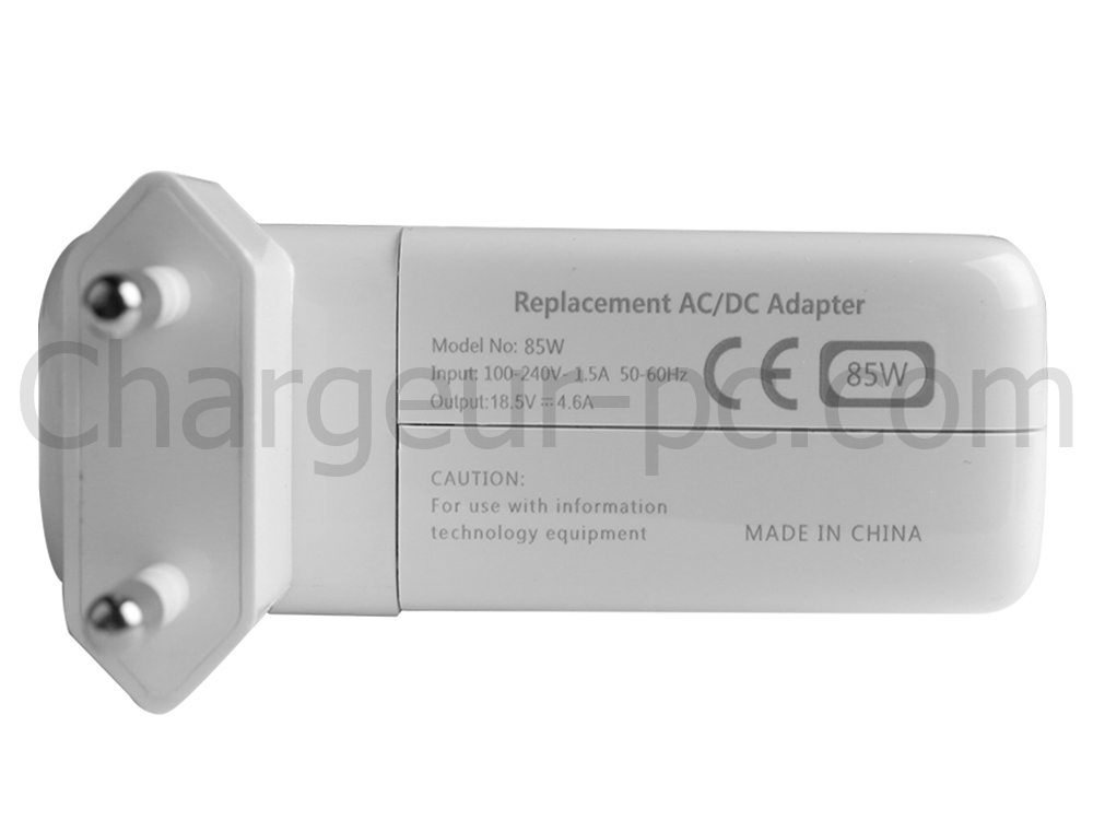 85W AC Adaptateur Chargeur pour Apple Macbook Pro A1286 + Câble
