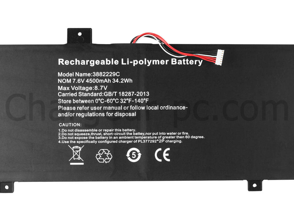 Original 10000mAh 38Wh Batterie Medion Akoya E2215T E2217T