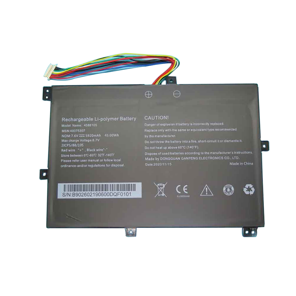 Medion 4588105 Batterie 5920mAh 45Wh