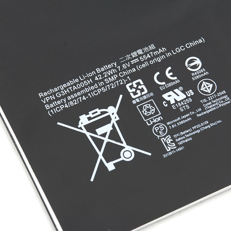 Original Microsoft Surface Pro 3 Batterie 5547mAh 42.2Wh 4-Cellules