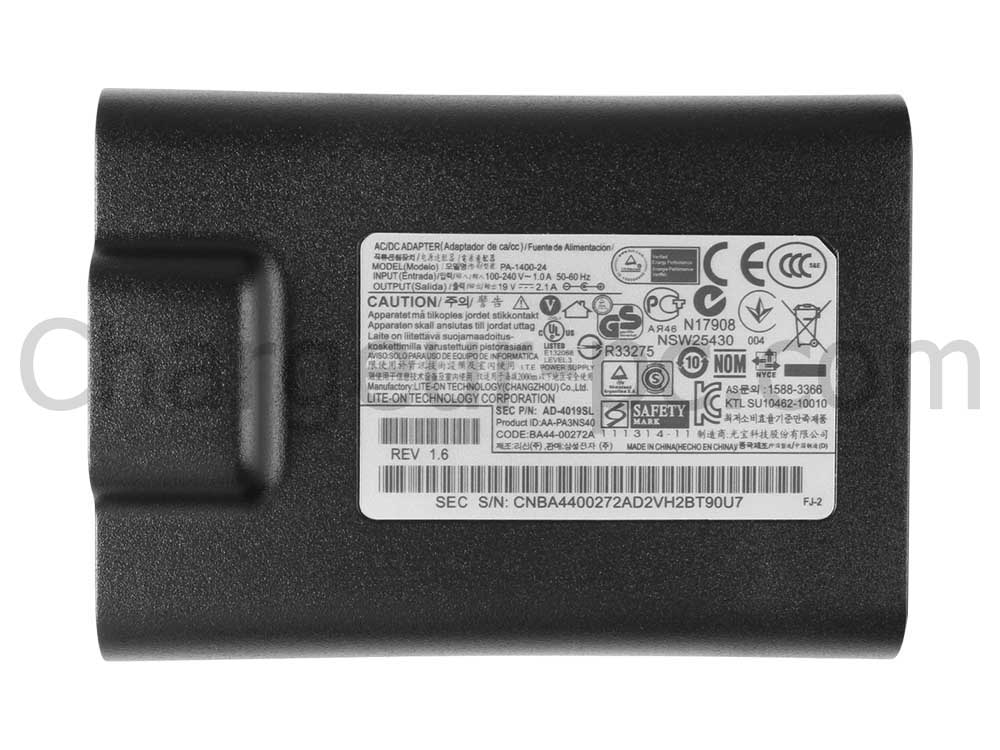 40W Original AC Adaptateur Chargeur pour Samsung Serie 9 900X4D 900X4C