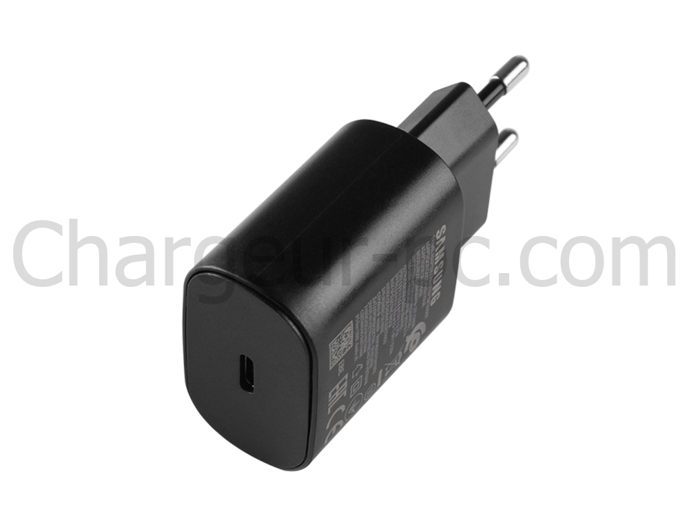 Original 25W Samsung Galaxy Z Flip SM-F700F AC Adaptateur Chargeur