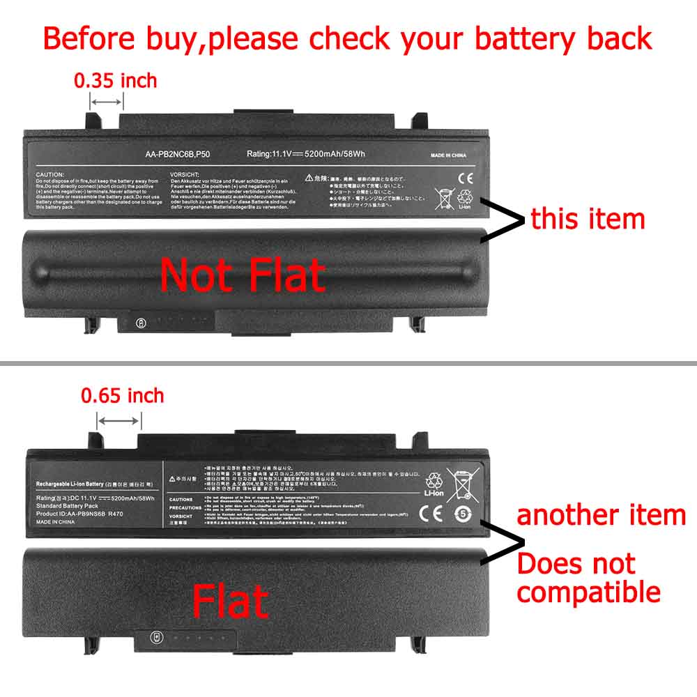 Original 5200mAh 58Wh Samsung NP-R730-JS01FR Batterie