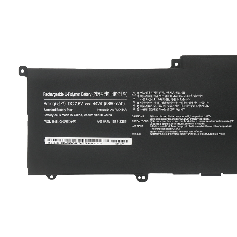 Batterie pour Samsung NP900X3C-A05FR NP900X3C-A08DE NP900X3C-MS1FR