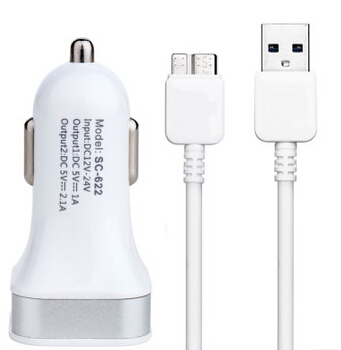 Chargeur Voiture Original pour Samsung Galaxy Note SM-N900RZKEUSC