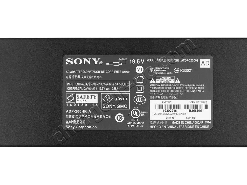 Original 200W Sony KD-55XE9005 KD55XE9005 AC Adaptateur Chargeur