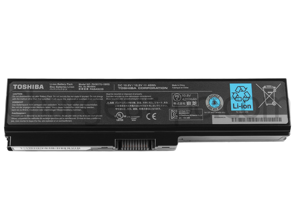 Original Toshiba Satellite Pro T110 4200mAh 48Wh Batterie