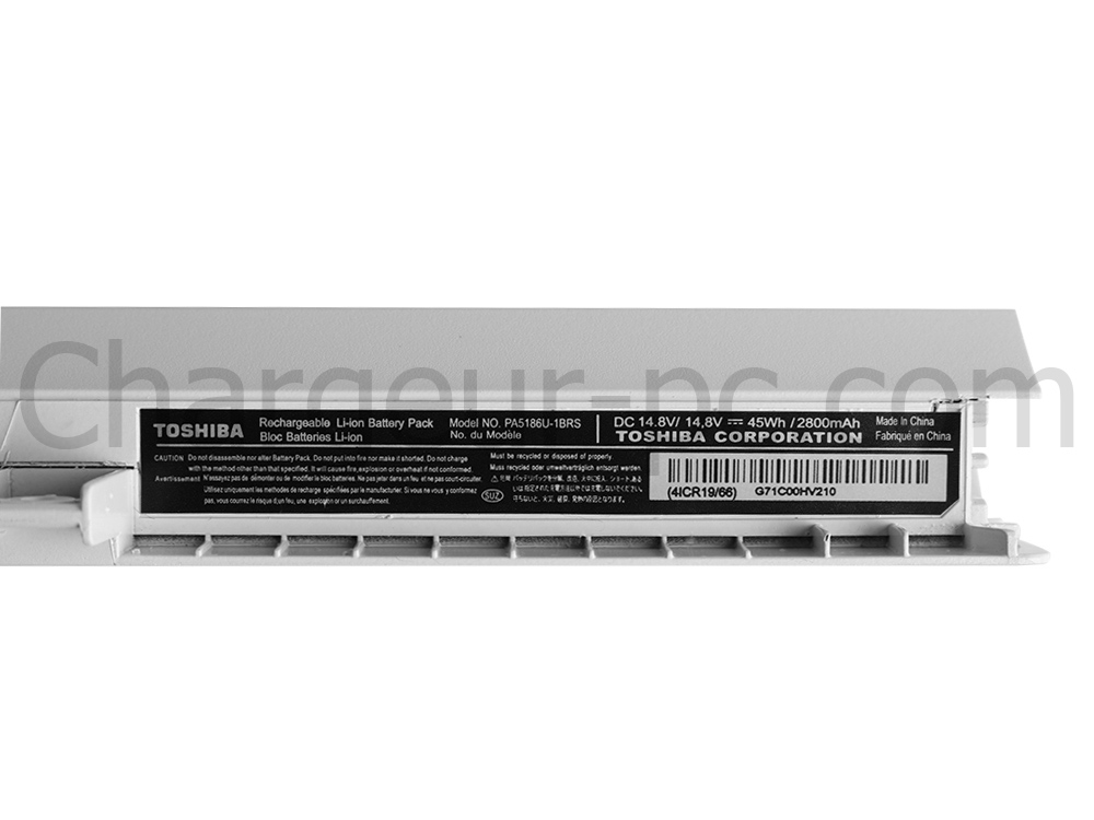 45Wh Batterie pour Toshiba Satellite C50-B-14D C50-B-14E C50-B-14Z