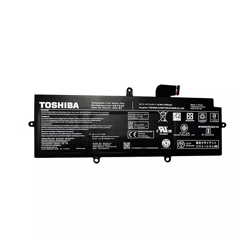 Original 2700mAh 42Wh Toshiba Dynabook Portege A30-E-16G Batterie